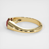 1.11 Ct. Ruby Ring, 18K Yellow Gold 4