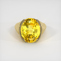 26.73 Ct. Sapphire Ring, 18K Yellow Gold 1