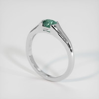 0.71 Ct. Gemstone Ring, Platinum 950 2