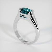 1.25 Ct. Gemstone Ring, Platinum 950 2