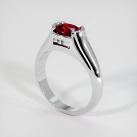 1.02 Ct. Ruby Ring, Platinum 950 2