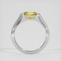 2.07 Ct. Yellow Sapphire Ring, Platinum 950 3