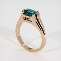 1.25 Ct. Gemstone Ring, 14K Rose Gold 2