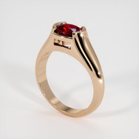 1.02 Ct. Ruby Ring, 14K Rose Gold 2