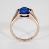 2.55 Ct. Blue Sapphire Ring, 14K Rose Gold 3