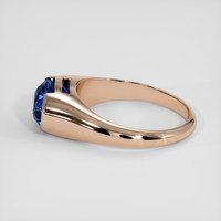 2.55 Ct. Blue Sapphire Ring, 14K Rose Gold 4