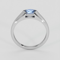 0.67 Ct. Blue Sapphire Ring, Silver 3