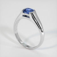1.84 Ct. Blue Sapphire Ring, 10K White Gold 2