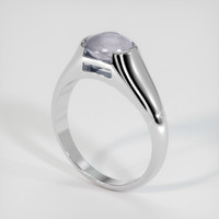 2.82 Ct. Sapphire Ring, 14K White Gold 2
