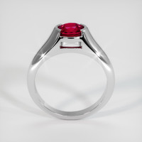 0.91 Ct. Ruby Ring, 18K White Gold 3