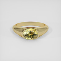 1.78 Ct. Bi Color / Parti Sapphire Ring, 10K Yellow Gold 1