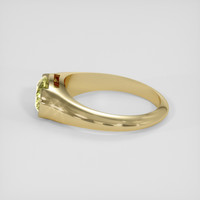 1.78 Ct. Bi Color / Parti Sapphire Ring, 10K Yellow Gold 4