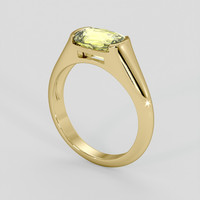 3.02 Ct. Yellow Sapphire Ring, 10K Yellow Gold 2