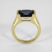 4.94 Ct. Greyish Blue Spinel Ring, 14K Yellow Gold 3