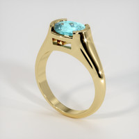 1.53 Ct. Gemstone Ring, 14K Yellow Gold 2