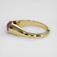 1.62 Ct. Purplish Red Ruby Ring, 14K Yellow Gold 4