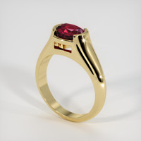 2.02 Ct. Ruby Ring, 14K Yellow Gold 2