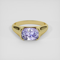 2.76 Ct. Purple Sapphire Ring, 14K Yellow Gold 1
