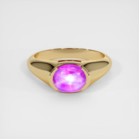 2.20 Ct. Purple Sapphire Ring, 14K Yellow Gold 1
