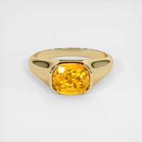 4.93 Ct. Sapphire Ring, 14K Yellow Gold 1