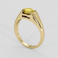 1.36 Ct. Bi Color / Parti Sapphire Ring, 18K Yellow Gold 2