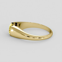 1.36 Ct. Bi Color / Parti Sapphire Ring, 18K Yellow Gold 4