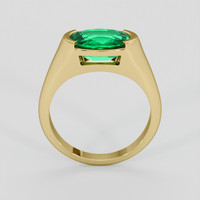 1.97 Ct. Emerald Ring, 18K Yellow Gold 3