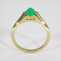 0.89 Ct. Emerald Ring, 18K Yellow Gold 3