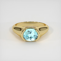 1.53 Ct. Gemstone Ring, 18K Yellow Gold 1