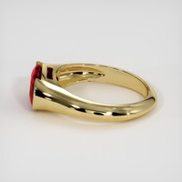 2.05 Ct. Ruby Ring, 18K Yellow Gold 4