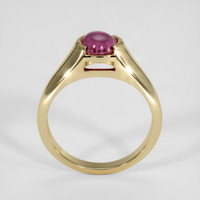 1.62 Ct. Purplish Red Ruby Ring, 18K Yellow Gold 3