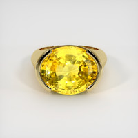 26.73 Ct. Sapphire Ring, 18K Yellow Gold 1