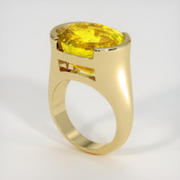 26.73 Ct. Sapphire Ring, 18K Yellow Gold 2