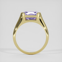 2.76 Ct. Purple Sapphire Ring, 18K Yellow Gold 3