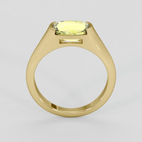 3.02 Ct. Yellow Sapphire Ring, 18K Yellow Gold 3