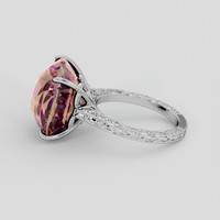 14.19 Ct. Bi Color Ametrine Ring, Platinum 950 4