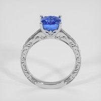 3.03 Ct. Blue Sapphire Ring, Platinum 950 3