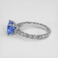 3.03 Ct. Blue Sapphire Ring, Platinum 950 4
