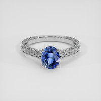 1.67 Ct. Blue Sapphire Ring, Platinum 950 1