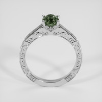 1.31 Ct. Green Sapphire Ring, Platinum 950 3