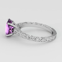 2.63 Ct. Pinkish Purple Sapphire Ring, Platinum 950 4