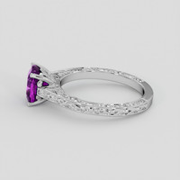 2.04 Ct. Purple Sapphire Ring, Platinum 950 4