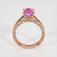 2.12 Ct. Sapphire Ring, 14K Rose Gold 3