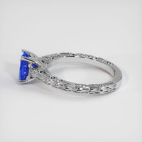 1.43 Ct. Blue Sapphire Ring, 10K White Gold 4