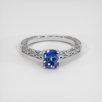 1.42 Ct. Sapphire Ring, 14K White Gold 1