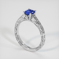 1.42 Ct. Sapphire Ring, 14K White Gold 2