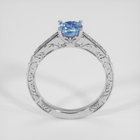 1.11 Ct. Bi Color Sapphire Ring, 14K White Gold 3