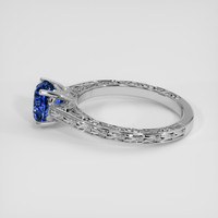 1.67 Ct. Blue Sapphire Ring, 14K White Gold 4