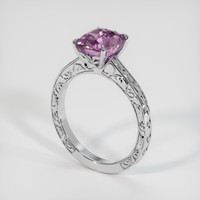 4.00 Ct. Gemstone Ring, 18K White Gold 2