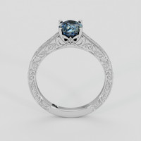 2.03 Ct. Bi Color Sapphire Ring, 18K White Gold 3